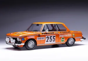 Diecast Model Car Compatible for iXO Models 1:18 BMW 2002#255 W. Stiller/A. Wagener Rallye Monte-Carlo 1973 18RMC16522