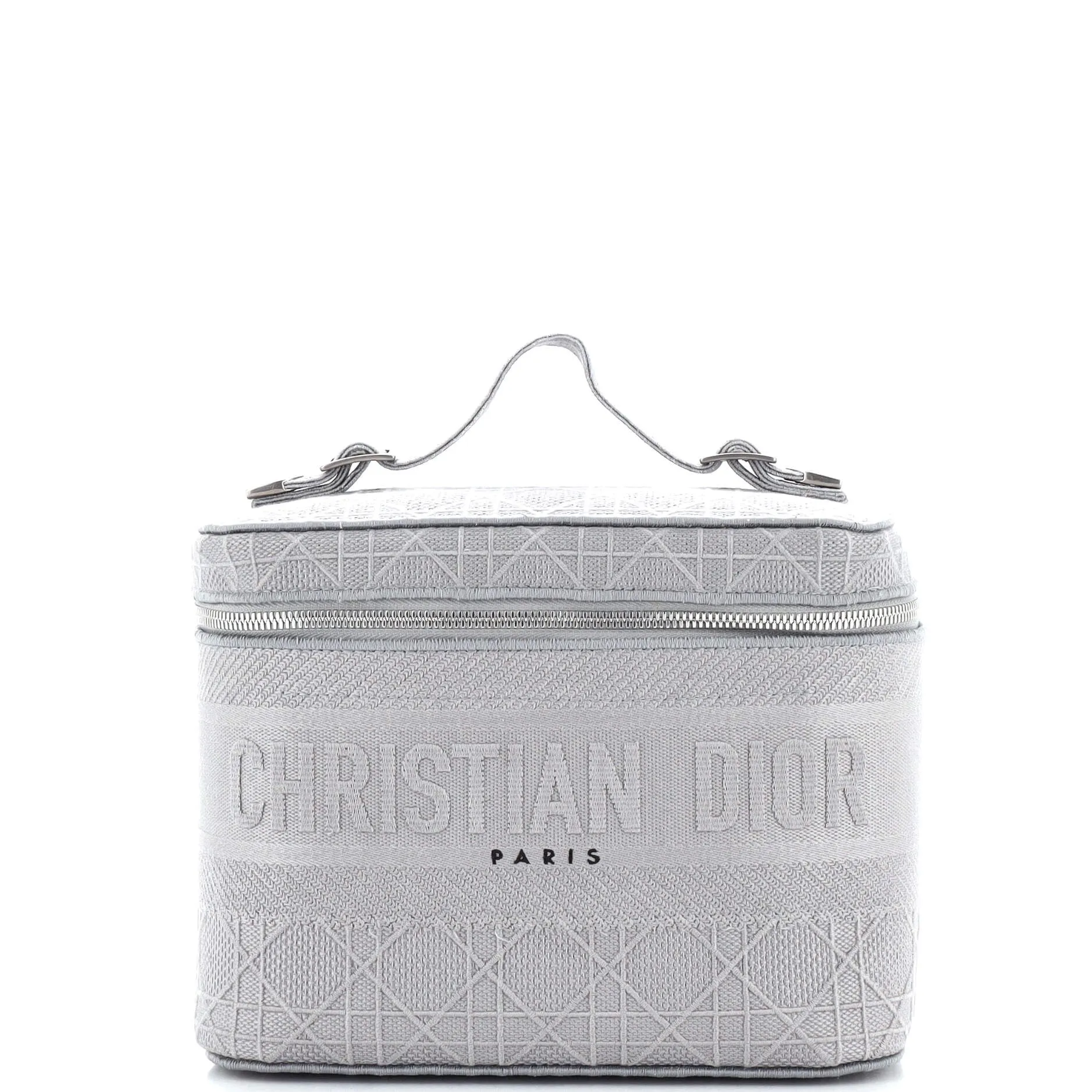 DiorTravel Vanity Case Cannage Embroidered Canvas