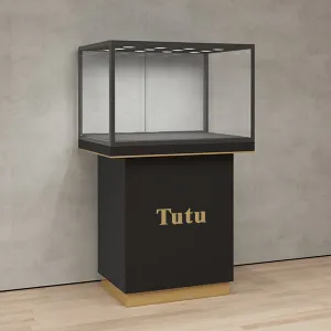 DM143 Jewelry Pedestal Glass Showcase Window Display