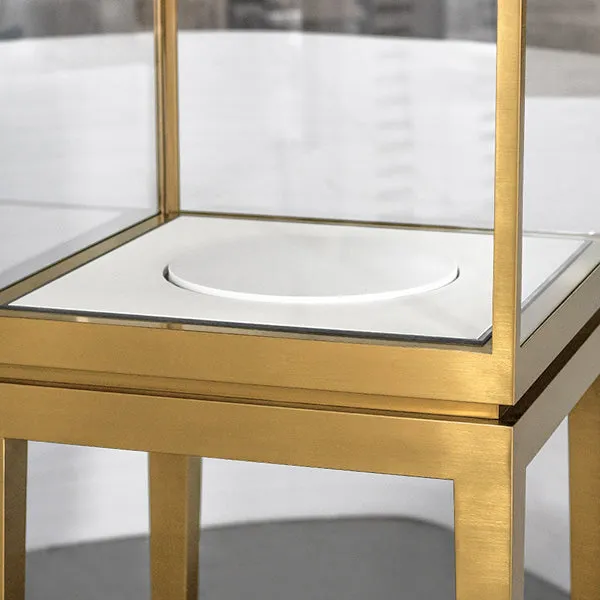 DM185 Metal Jewelry Tower Display Case with Spinner
