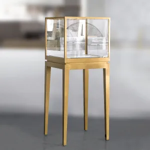 DM185 Metal Jewelry Tower Display Case with Spinner