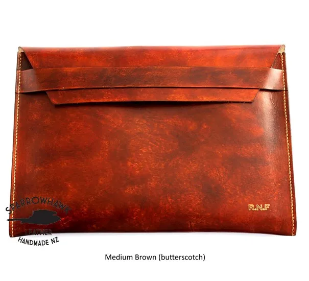 Document Folio (not expanding) - Embossed Initials
