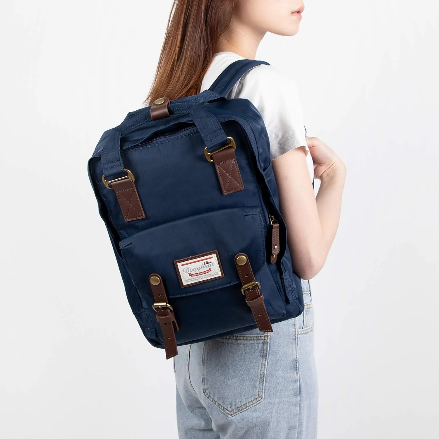 Doughnut Macaroon 16L Travel Backpack Ladies College Lightweight Casual Daypacks Bag Backpack