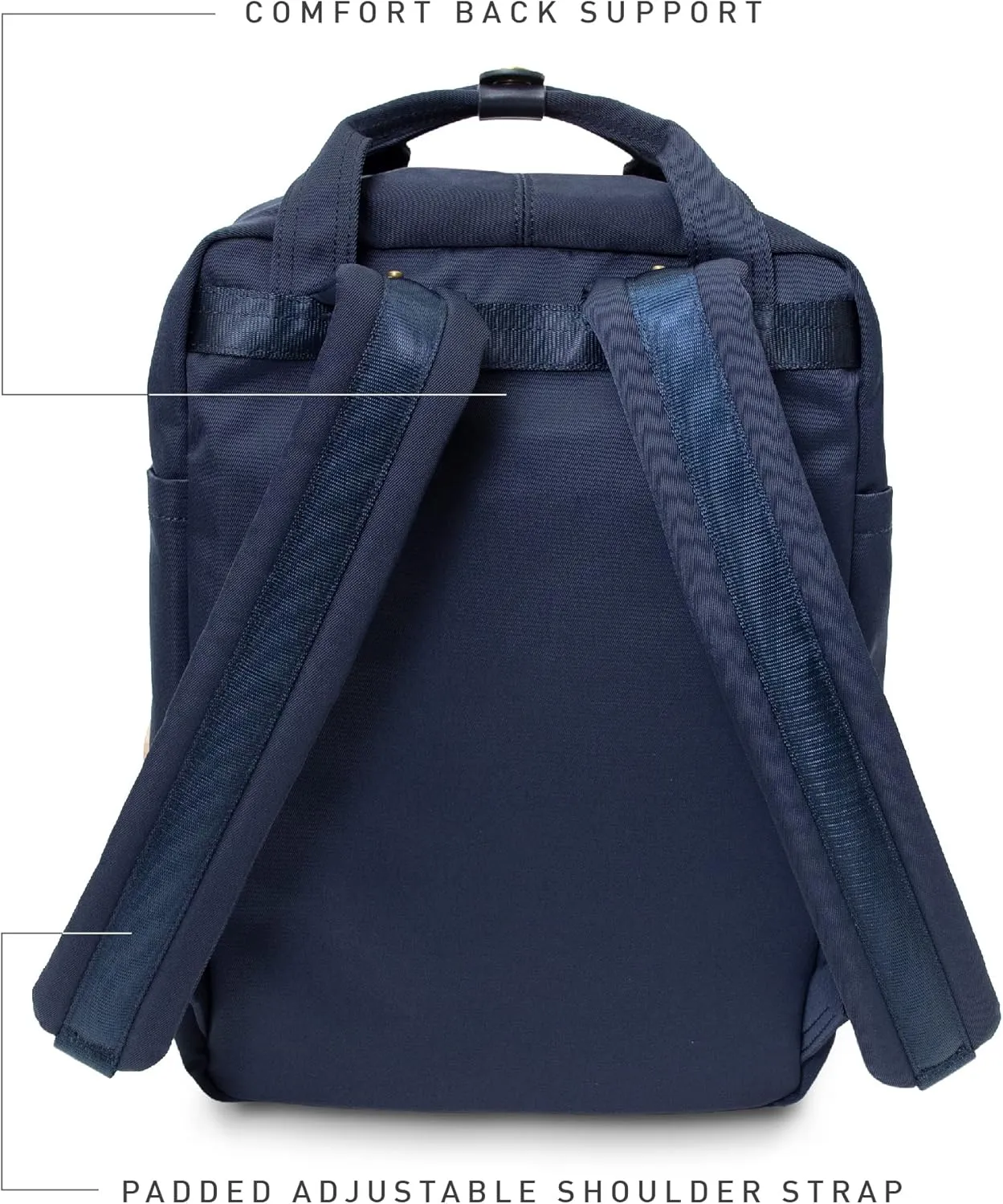 Doughnut Macaroon The Mystic Club Series 16L Travel School Ladies College Girls Lightweight Commuter Casual Daypacks Bag Backpack (Nautical)
