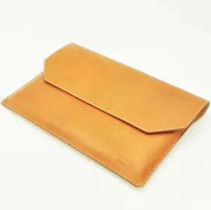 DRUCKER A4 Leather Document & Laptop Case