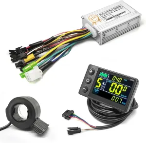 Ebike 36V/52V 30A/40A Brushless Controller Mini LCD S866 Display for Electric Bicycle Scooter Mountain Bike Parts