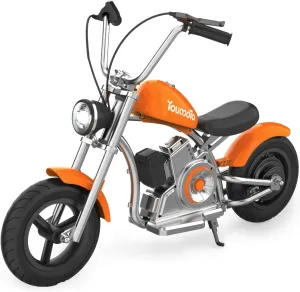 Electric Motorcycle for Kids ，Electric Dirt Bike，24V Ride on Toy for Big Kids w/LED Lights & Power Display ，3-Speed Modes
