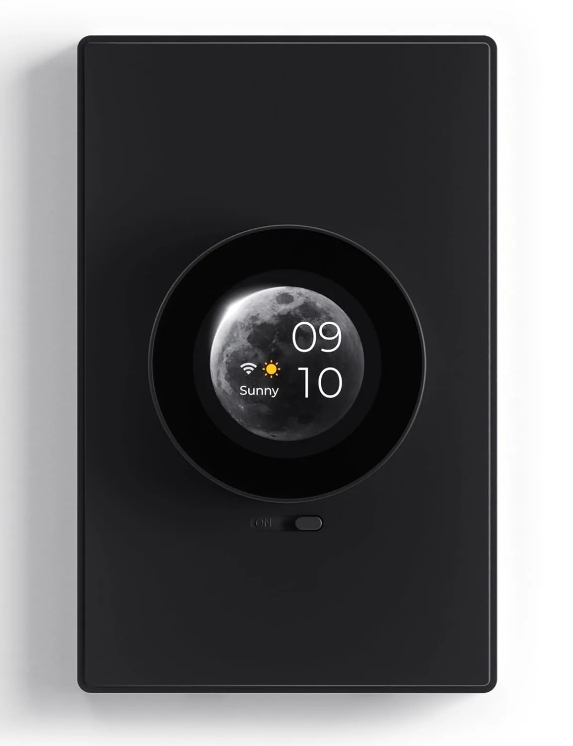 ELEGRP WiFi Smart Rotary Traic Dimmer with 1.8 inch TFT Display Screen, Single Pole, Needs Neutral Wire, 2.4GHz Wi-Fi, Compatible with Alexa and Google Home, No Hub Required, UL Listed, 1 Pack, Black