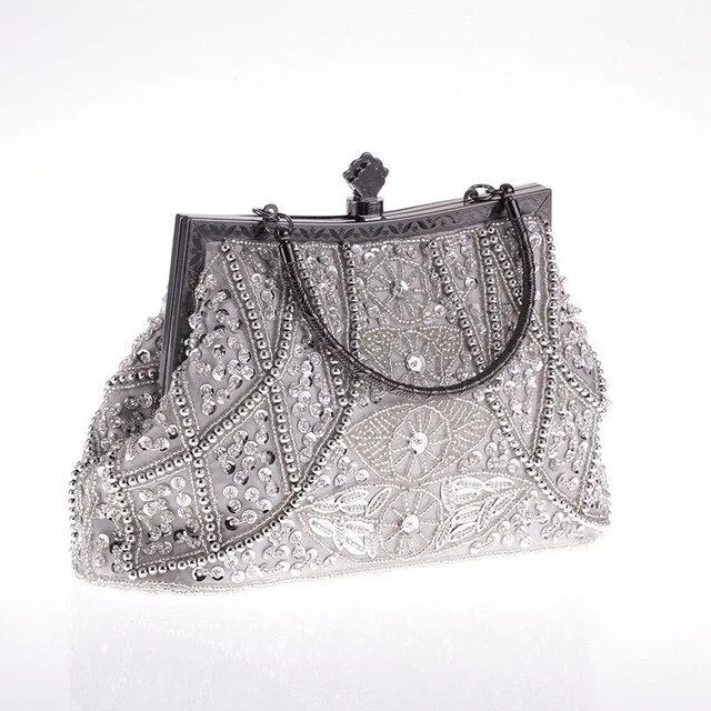 Embroidered Design Vintage Bag