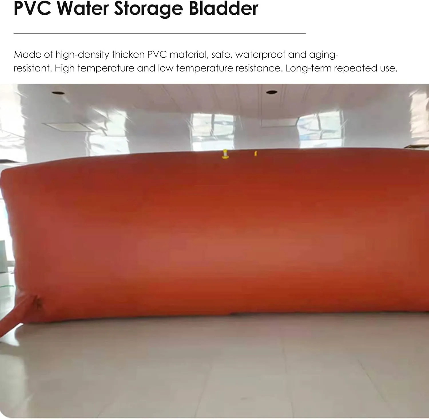 Emergency Water Tank Water Bag Large Foldable Water Container, 132 528 1057 1321 Gallons Water Bladder Tanks Soft Drought-Resistant Water Bag, for Camping Gear Essentials, Road Trip Essentials ( Size