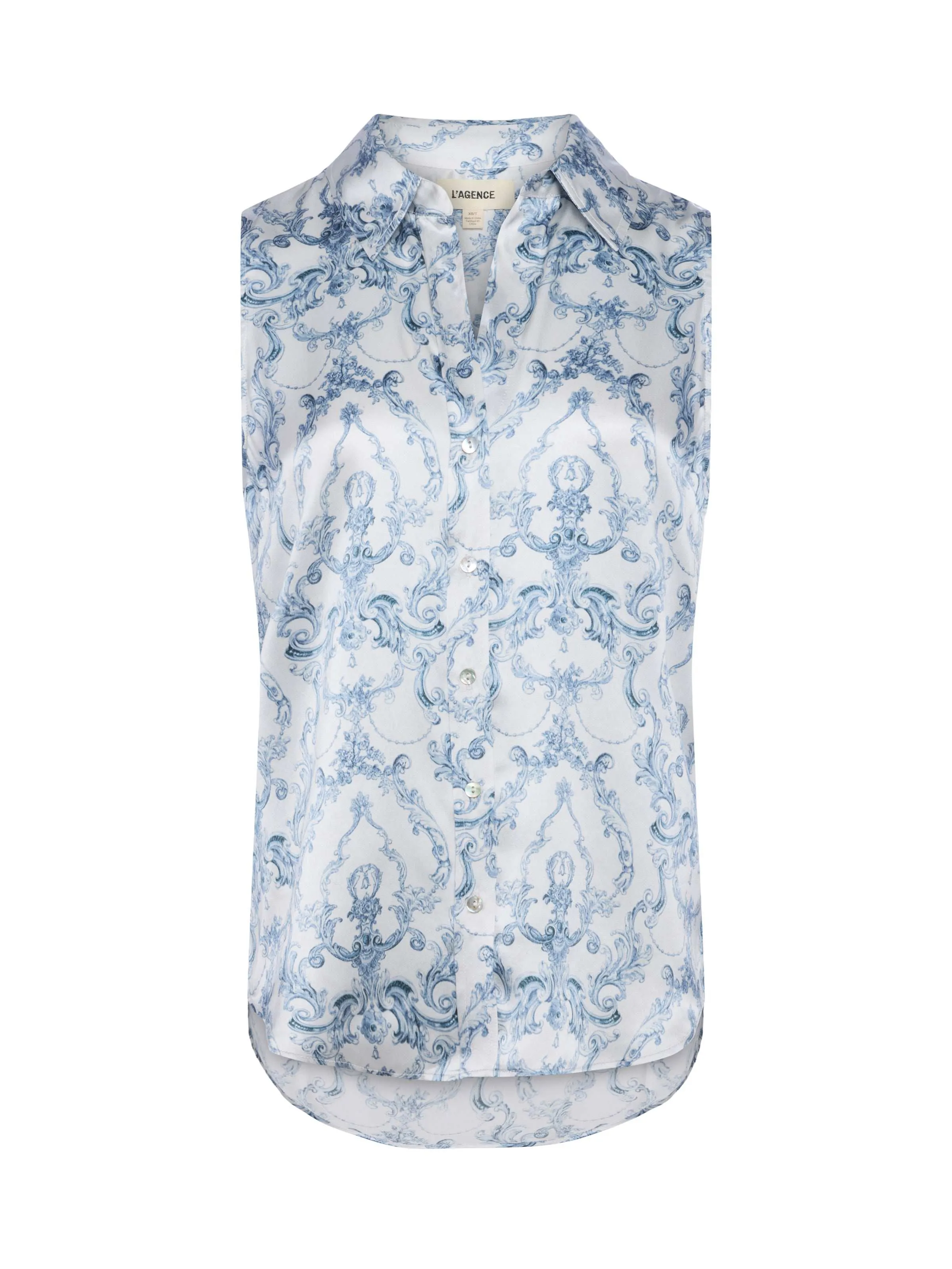 Emmy Sleeveless Silk Blouse