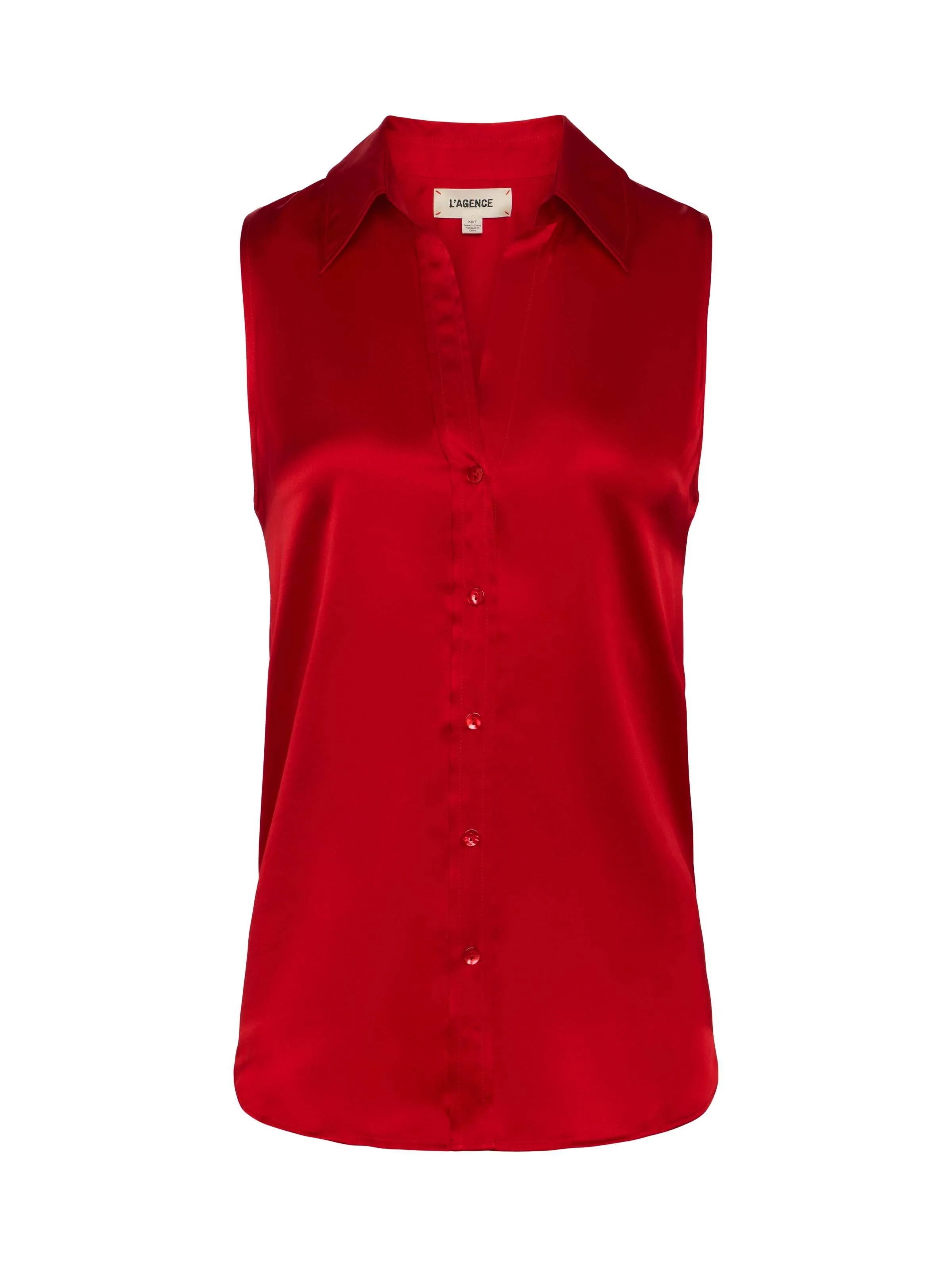 Emmy Sleeveless Silk Blouse