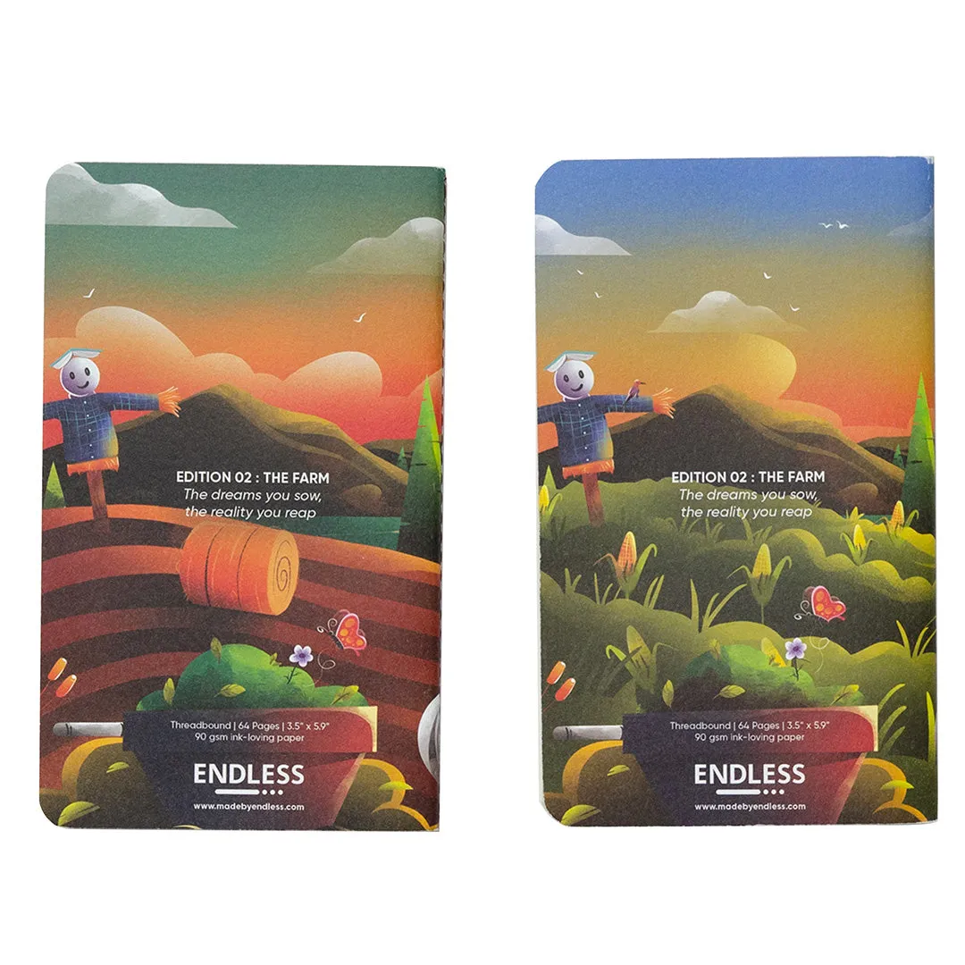 Endless Storyboard Pocket Notebook The Farm Set of 2