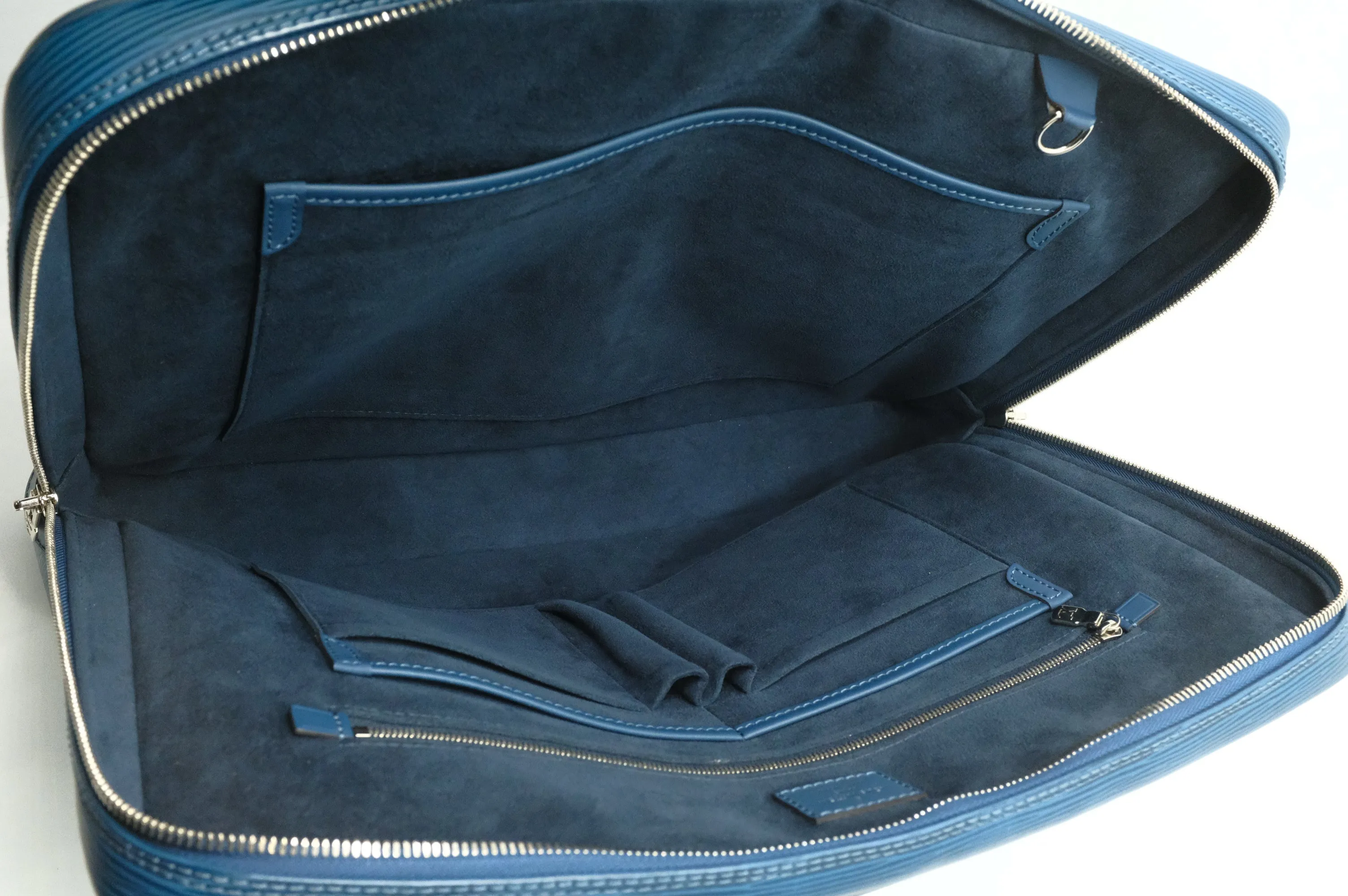 Epi Louis Document Blue Proven Poche in Vuitton Best priced Leather