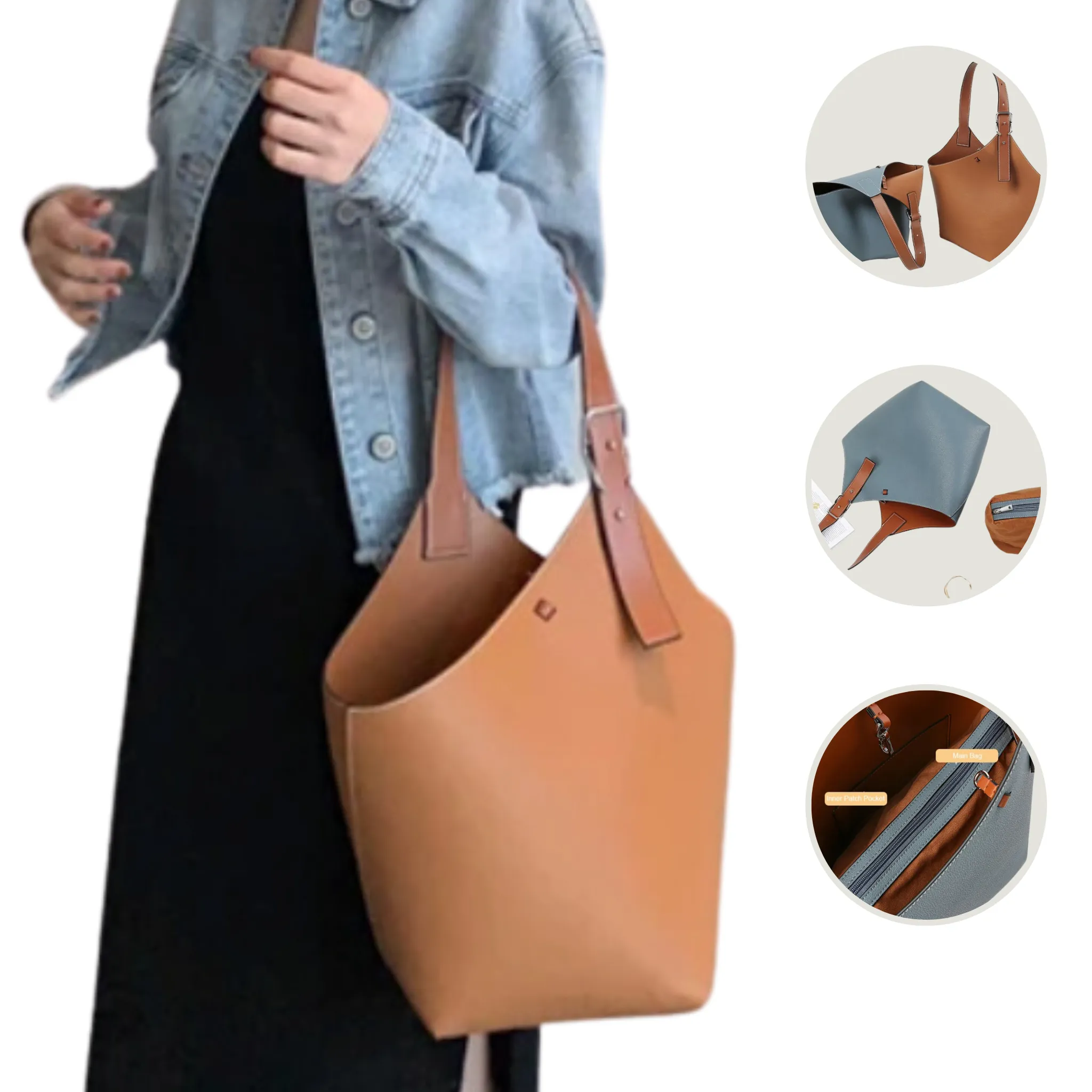Eterna Everyday Leather Tote