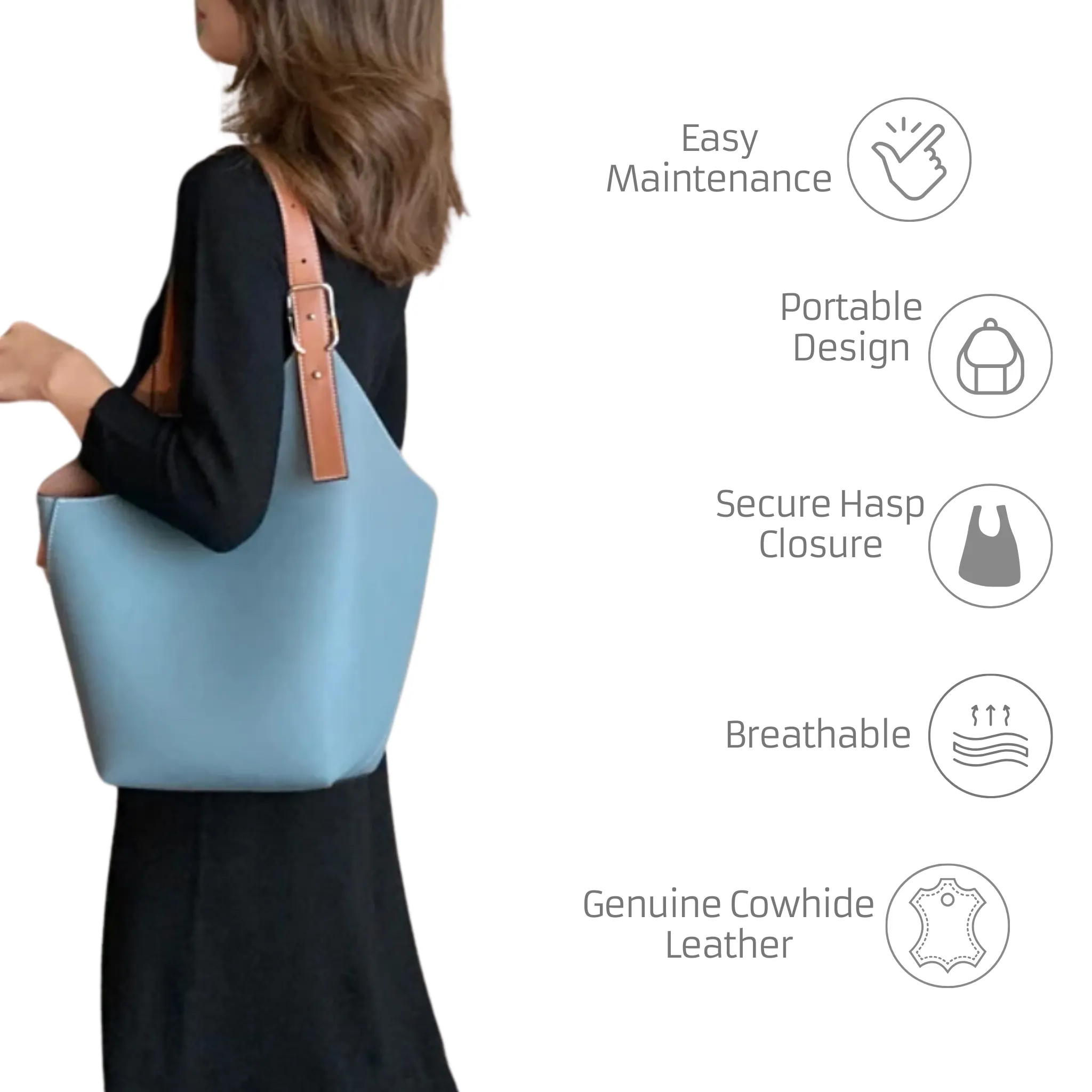 Eterna Everyday Leather Tote