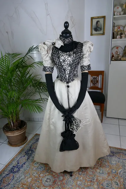 Evening Dress, ca. 1893