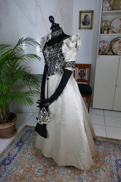 Evening Dress, ca. 1893