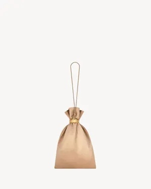 Evening pouch in satin