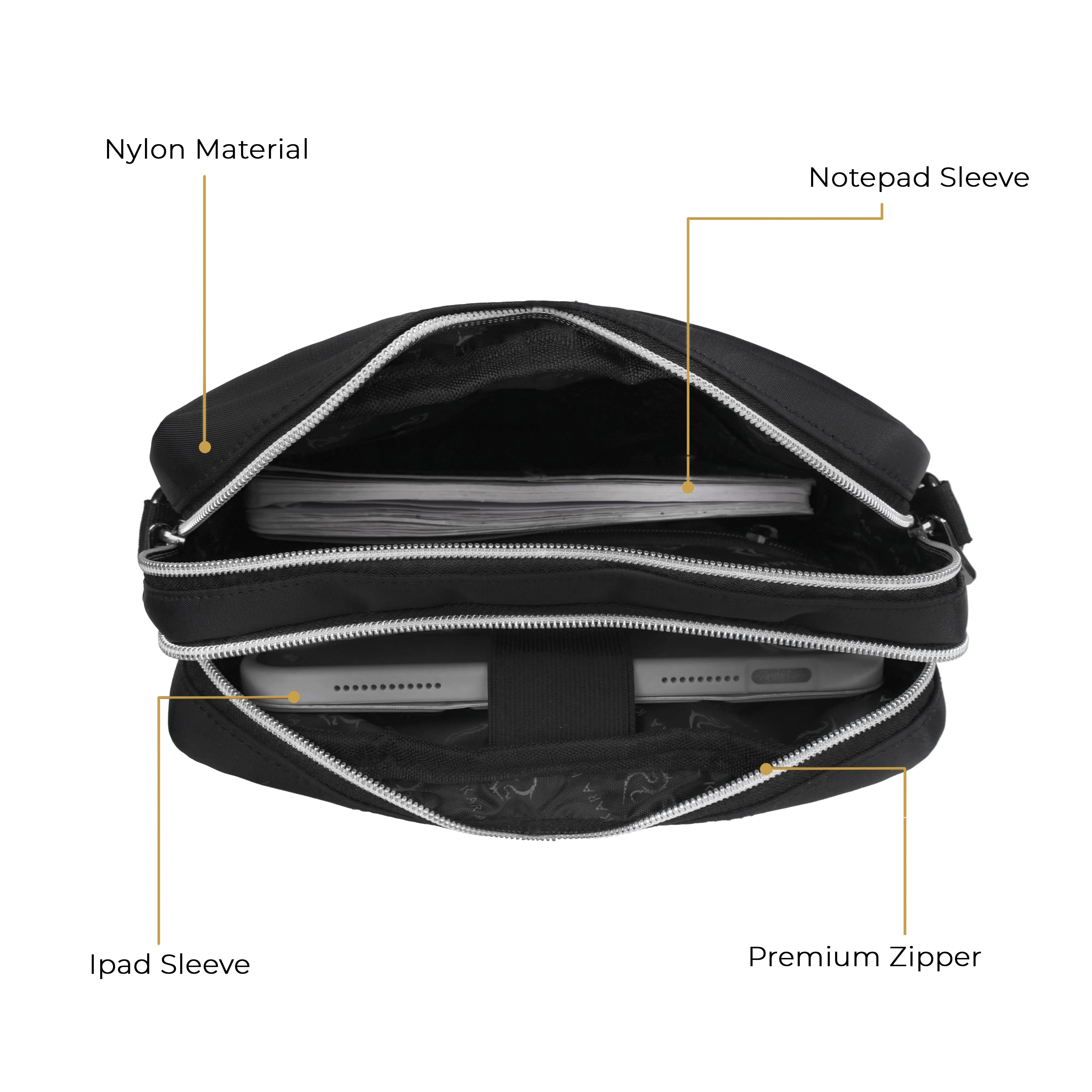 Executive Travel-Ready Messenger Bag