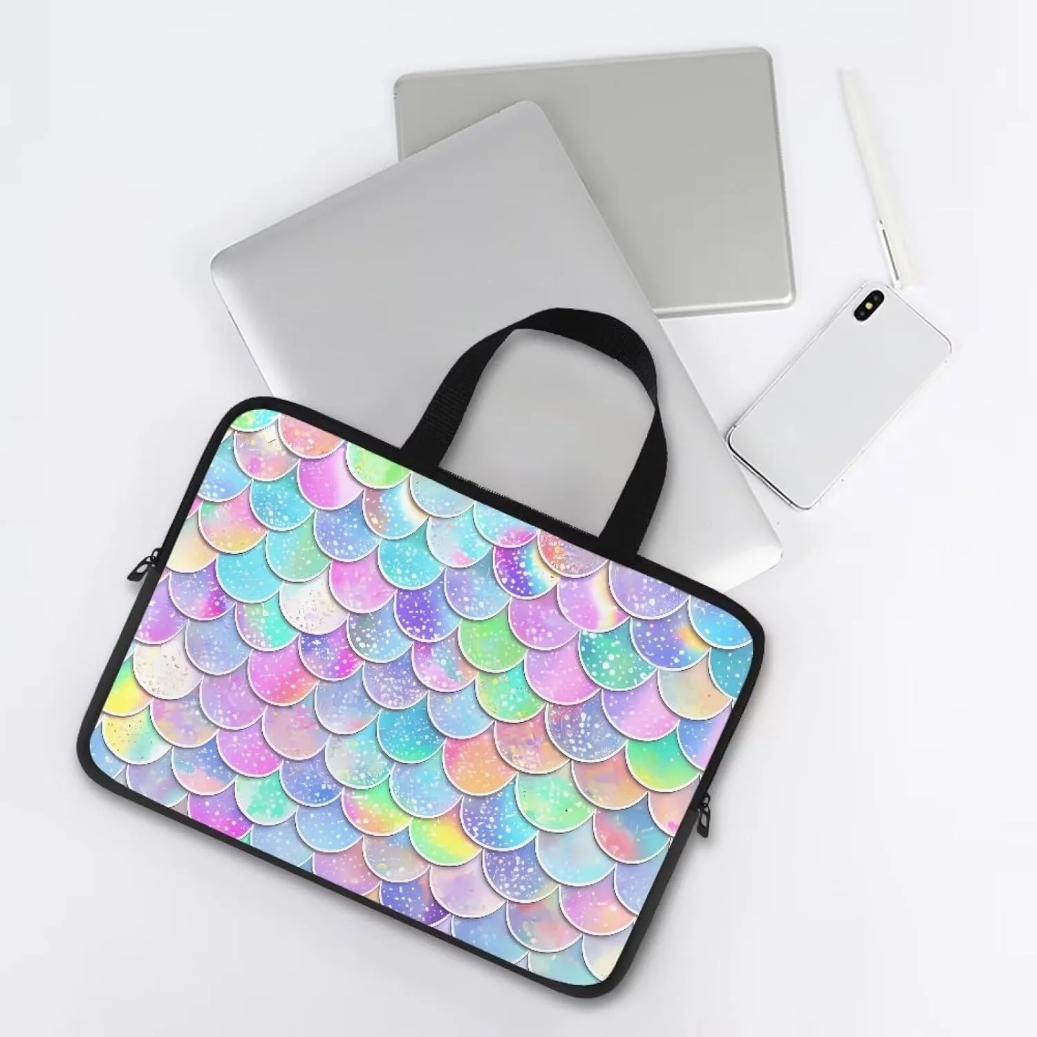 Fashion Laptop Bag for Women Cute Laptop Case Large Messenger Bag Laptop Work Tote for Laptop 15.6In Laptop