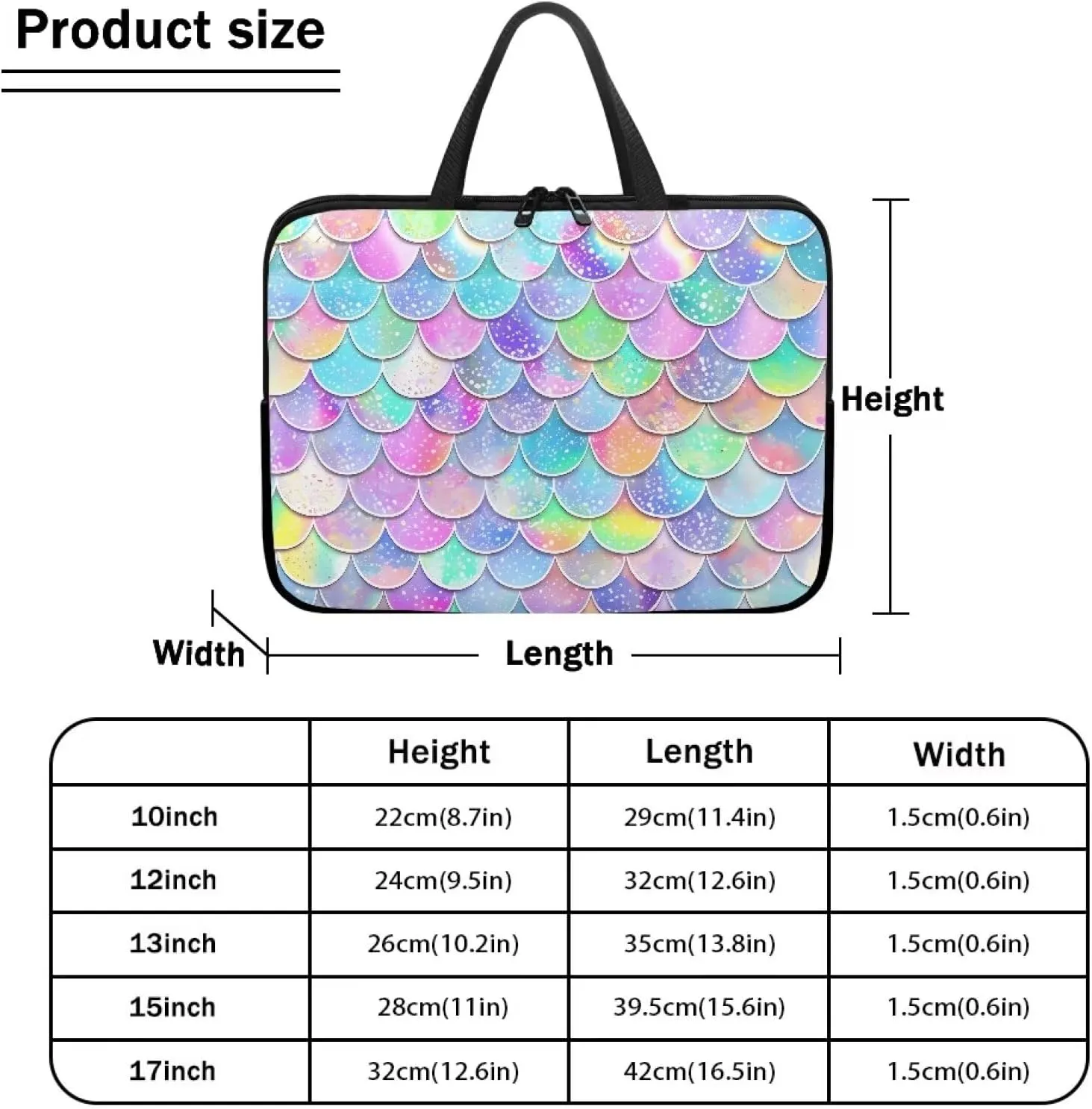 Fashion Laptop Bag for Women Cute Laptop Case Large Messenger Bag Laptop Work Tote for Laptop 15.6In Laptop