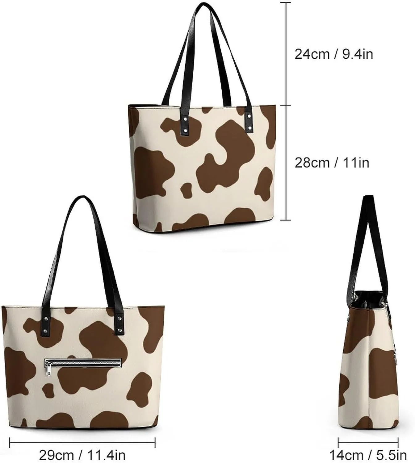 Fashionable Laptop Tote Bag For Women & Men, Large Work Commuter Bag