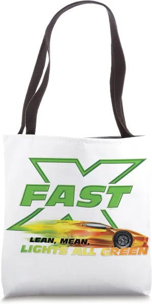 FAST X Lean Mean Lights All Green Tote Bag