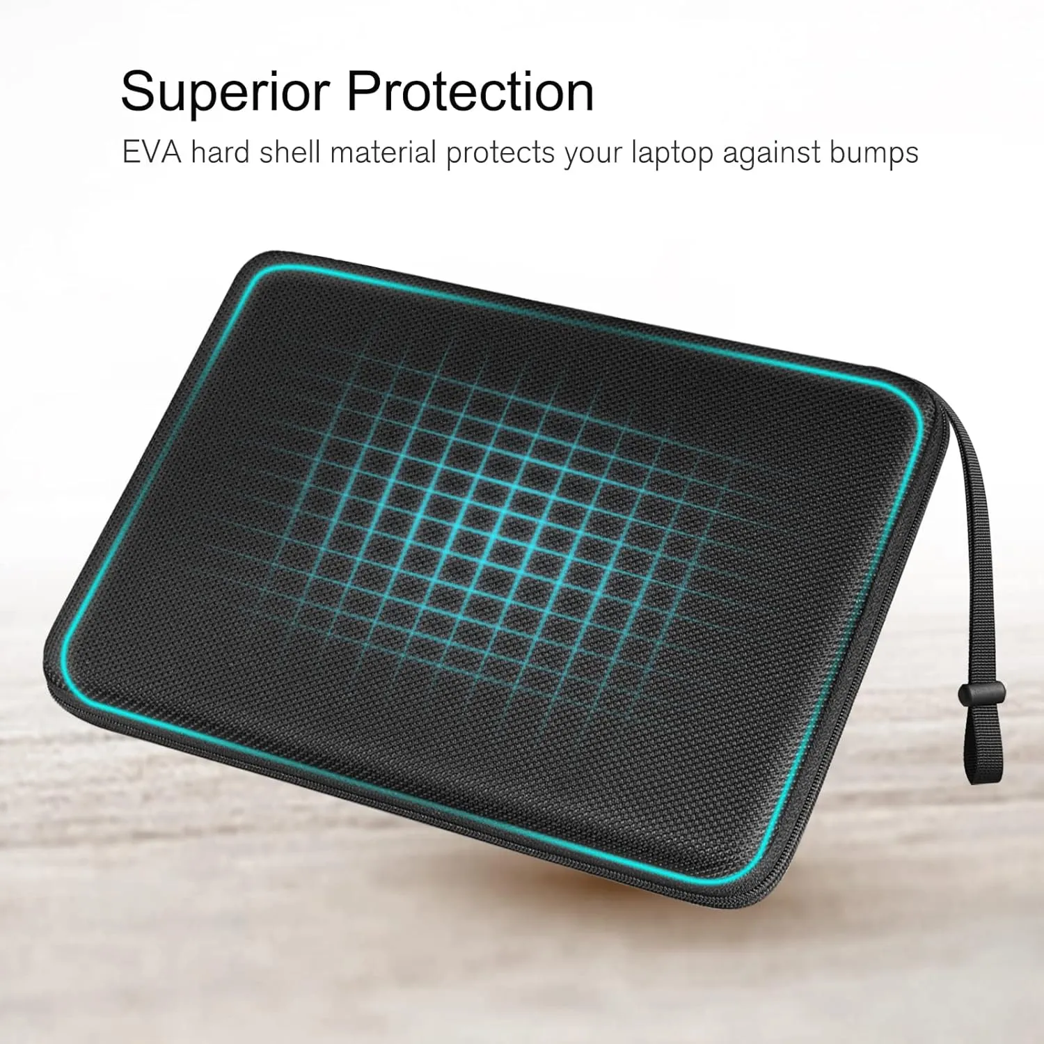 FINPAC Hard Tablet Sleeve Case for 11-inch iPad 11th 10th / Air M3 2025 M2 2024 / Pro M4 2024 / Pro 4th/3rd,10.9-inch iPad Air 5/4, Tablet Carrying Sleeve for 10.2 inch, Surface Go, Black
