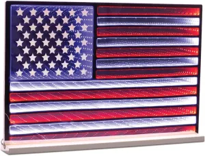 Flag Infinity Light Standing 23" L x 15.5" H UL Plug