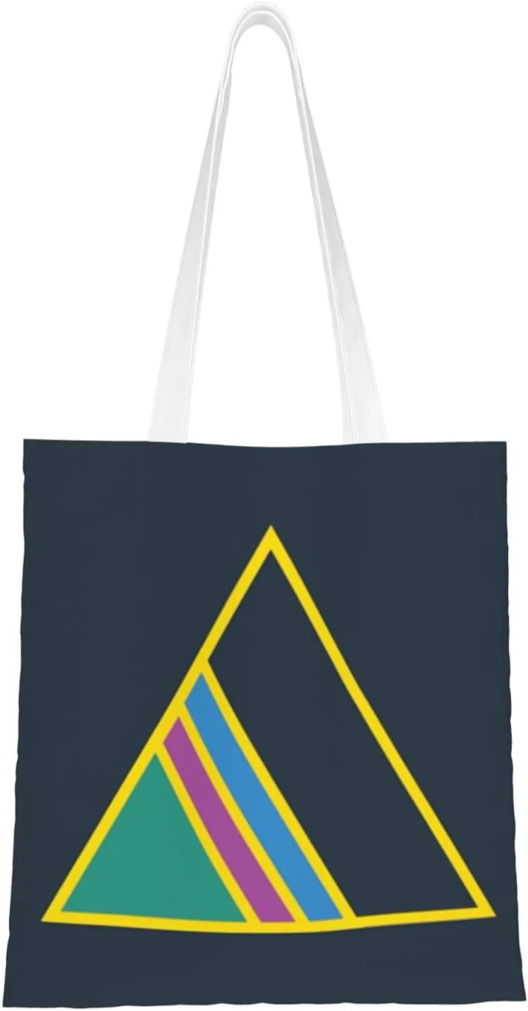 Flag Of Civic Center, Denver Tote Bag for Women Canvas Shopping Bags Reusable Large Capacity Casual Shoulder Handbags Grocery Bags DIY Gift Bags