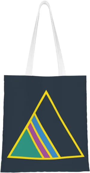 Flag Of Civic Center, Denver Tote Bag for Women Canvas Shopping Bags Reusable Large Capacity Casual Shoulder Handbags Grocery Bags DIY Gift Bags