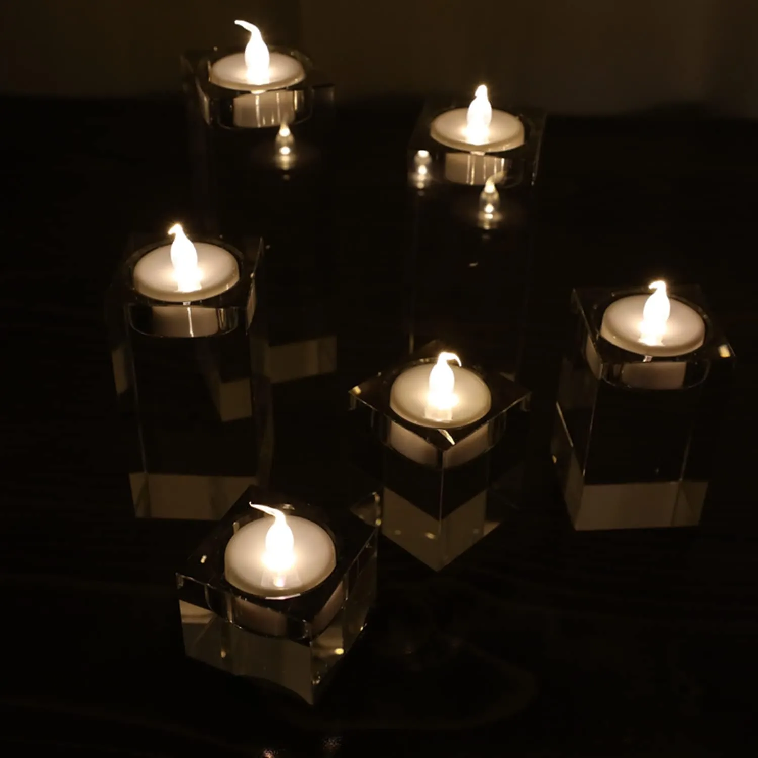flameless tealight Candles with Remote Control and Timer, Battery Operated LED Tea Lights - Best Decoration for Parties, Wedding, Festivals - 12 pcs