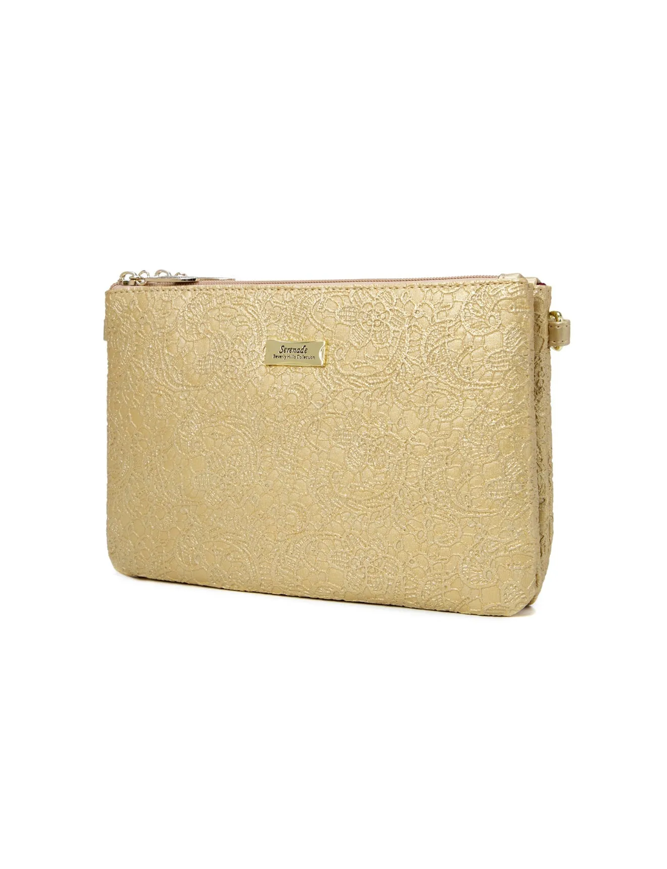 FLEUR VEGAN CROSS BODY BAG-CP10-1010-GLD- SALE