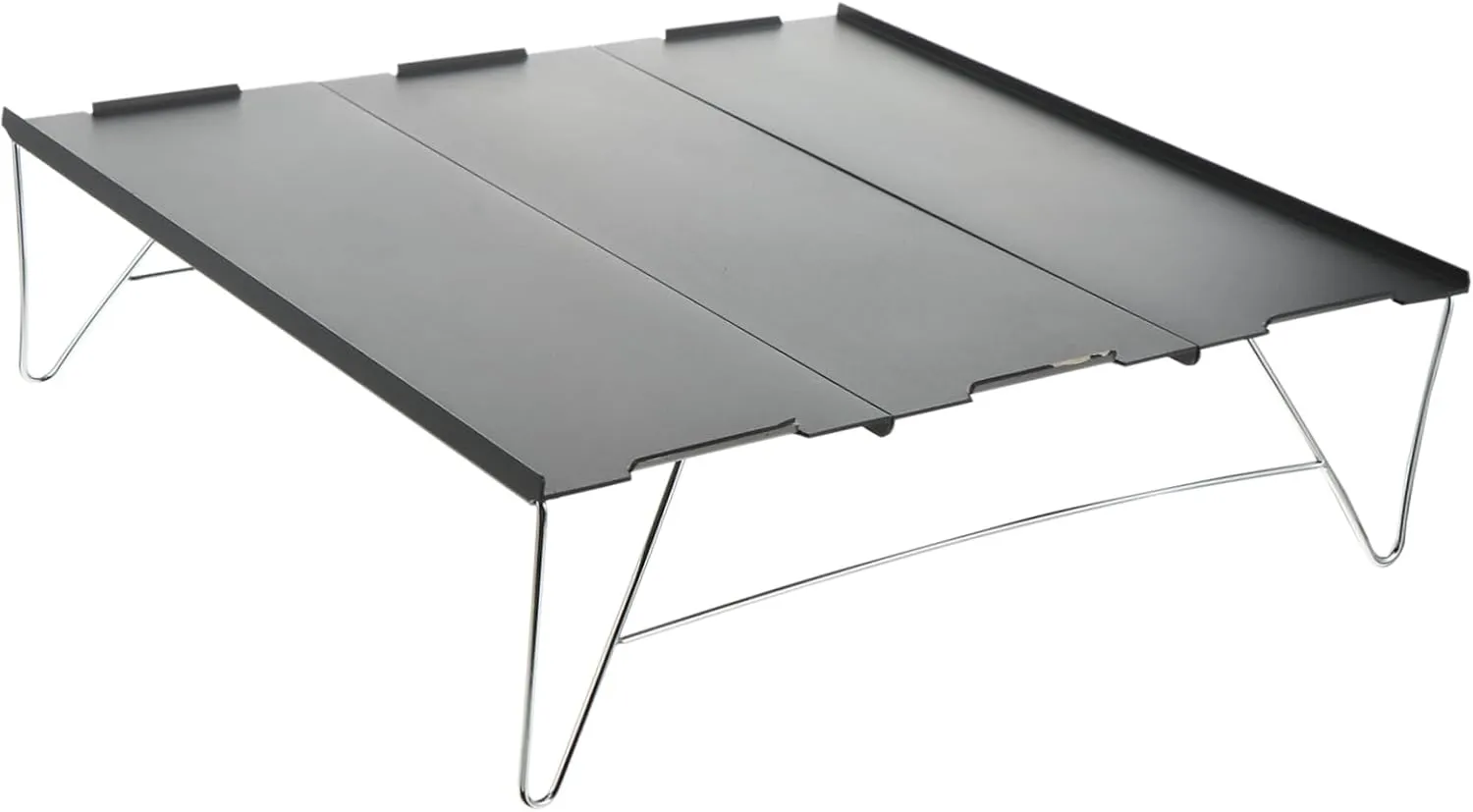Folding Aluminum Alloy Table Portable Lightweight Camping Desk for Outdoor Picnic Beach BBQ Compact Space-Saving Design Easy to Carry for -Term Use