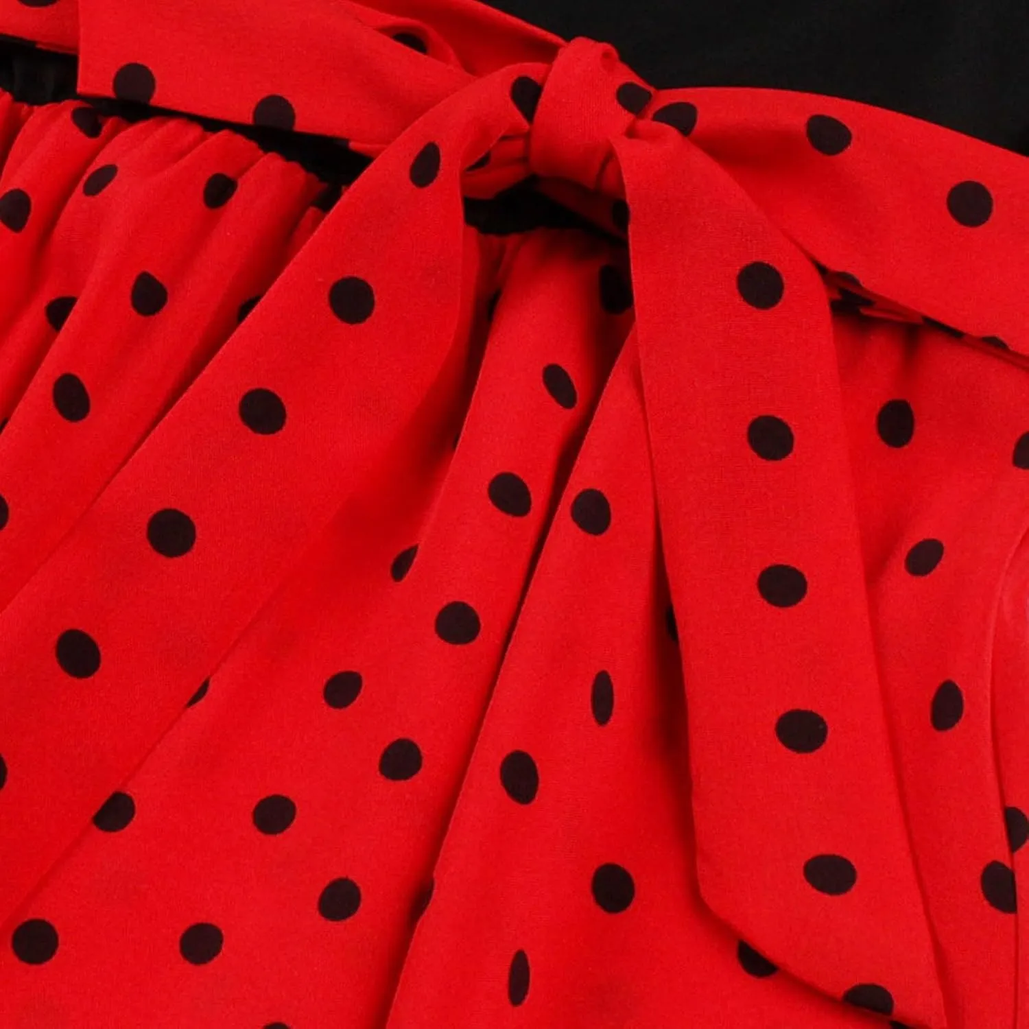 Formal Dress for Women 2024 Vintage Hepburn Polka Dots Long Sleeve Knee-Length Dress Cocktail Party Evening Dresses