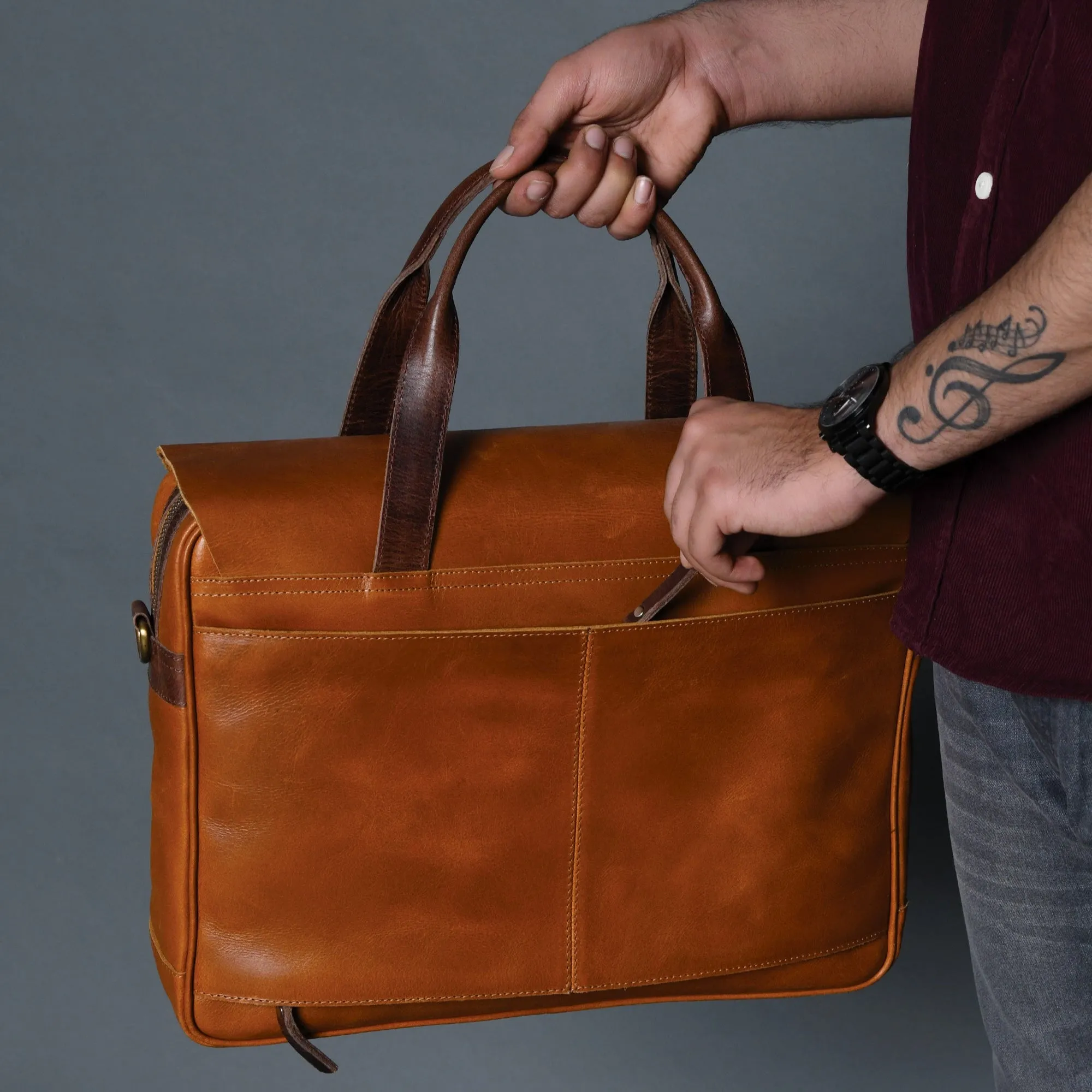 Future-proof Briefcase Travel Bag Military discount Satchel Executive
