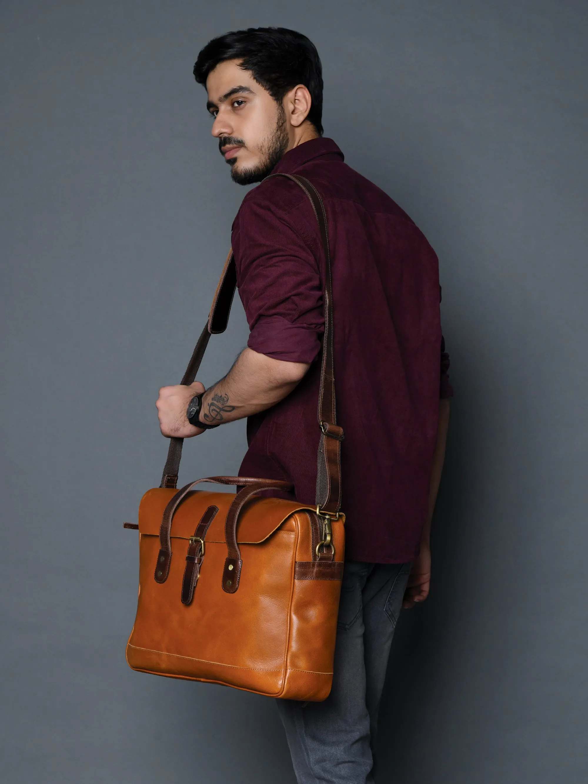 Future-proof Briefcase Travel Bag Military discount Satchel Executive