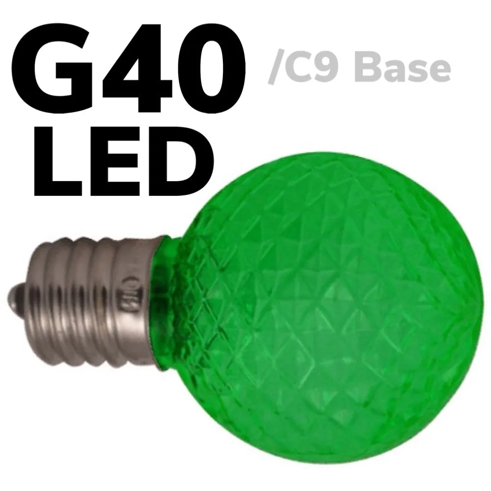 G40 LED Faceted Bulb