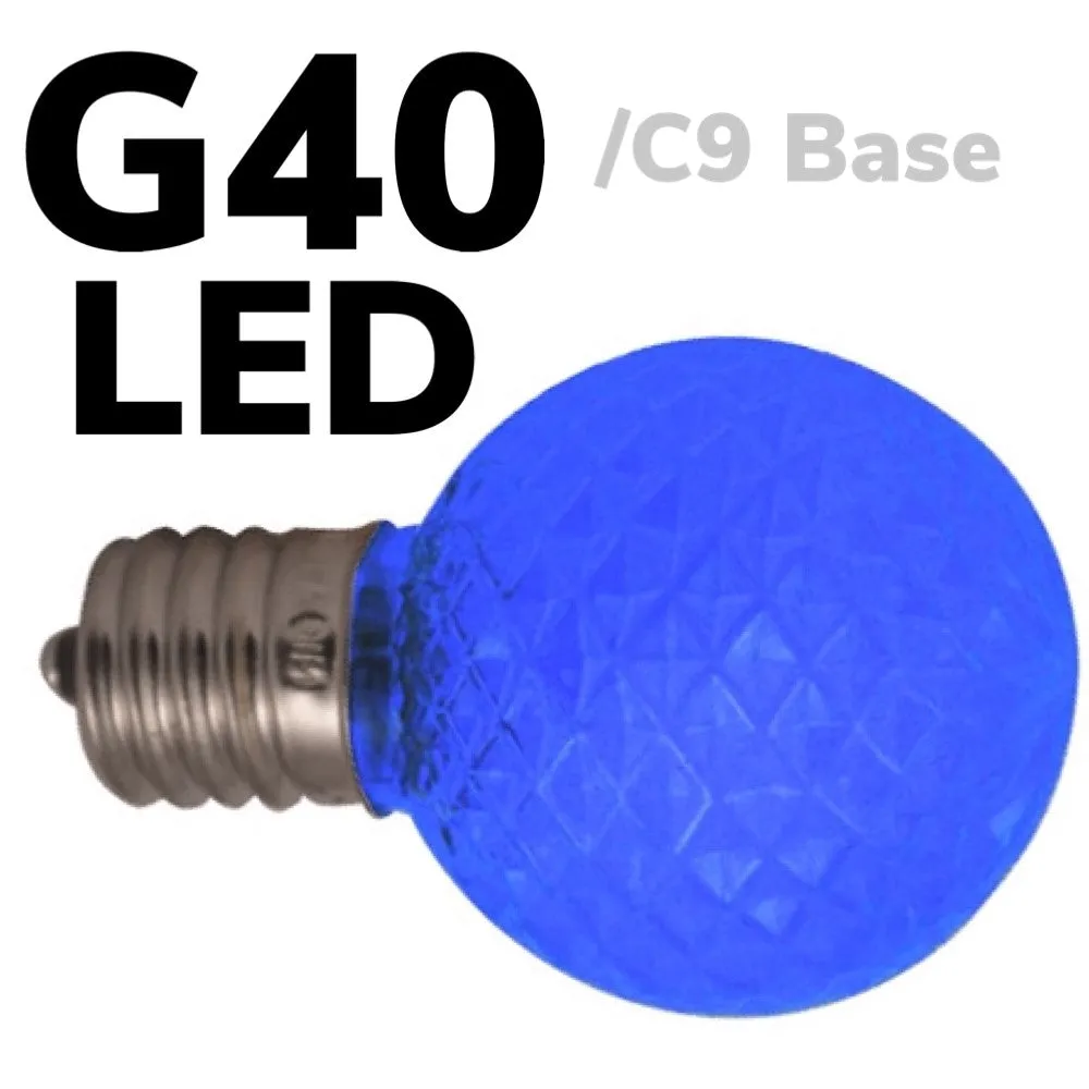 G40 LED Faceted Bulb