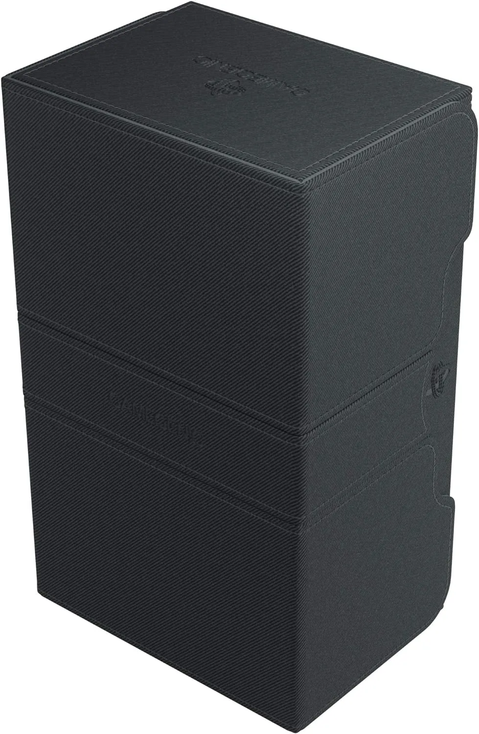 GameGenic Card Deck Box - Deck Convertible Black 200CT – Durable and Sturdy TCG, OCG Card Storage – Compatible with Pokemon Yugioh Commander and MTG Magic: The Gathering Cards