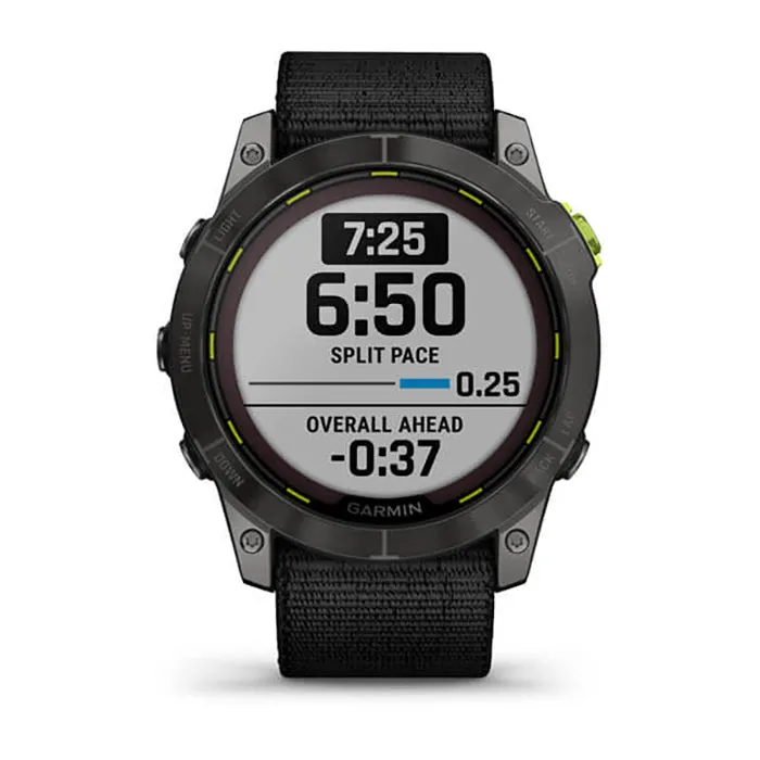Garmin Enduro 2 Sapphire Carbon Gray DLC Titanium Black Ultrafit Band Full Display Watch - 010-02754-01