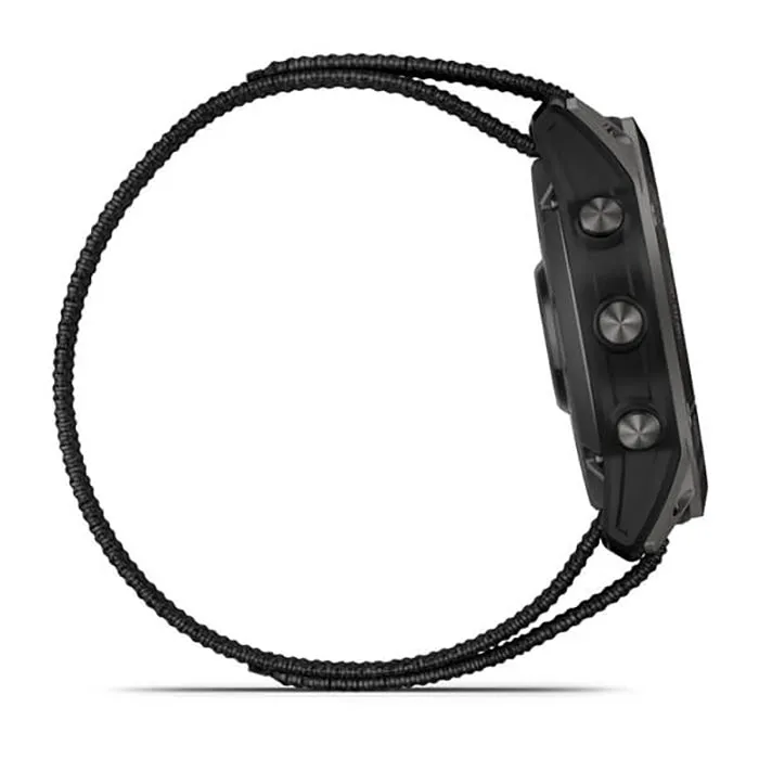 Garmin Enduro 2 Sapphire Carbon Gray DLC Titanium Black Ultrafit Band Full Display Watch - 010-02754-01