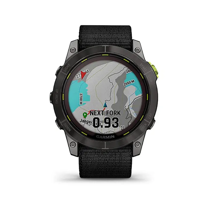 Garmin Enduro 2 Sapphire Carbon Gray DLC Titanium Black Ultrafit Band Full Display Watch - 010-02754-01