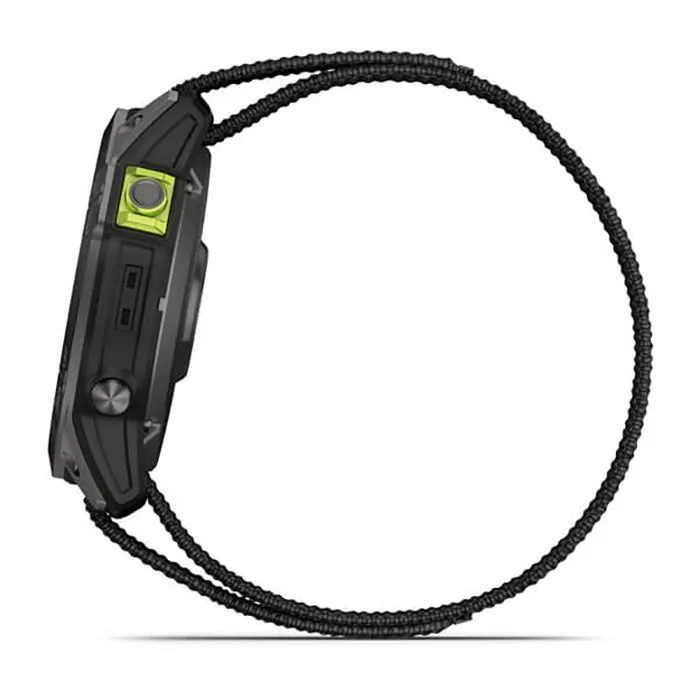 Garmin Enduro 2 Sapphire Carbon Gray DLC Titanium Black Ultrafit Band Full Display Watch - 010-02754-01