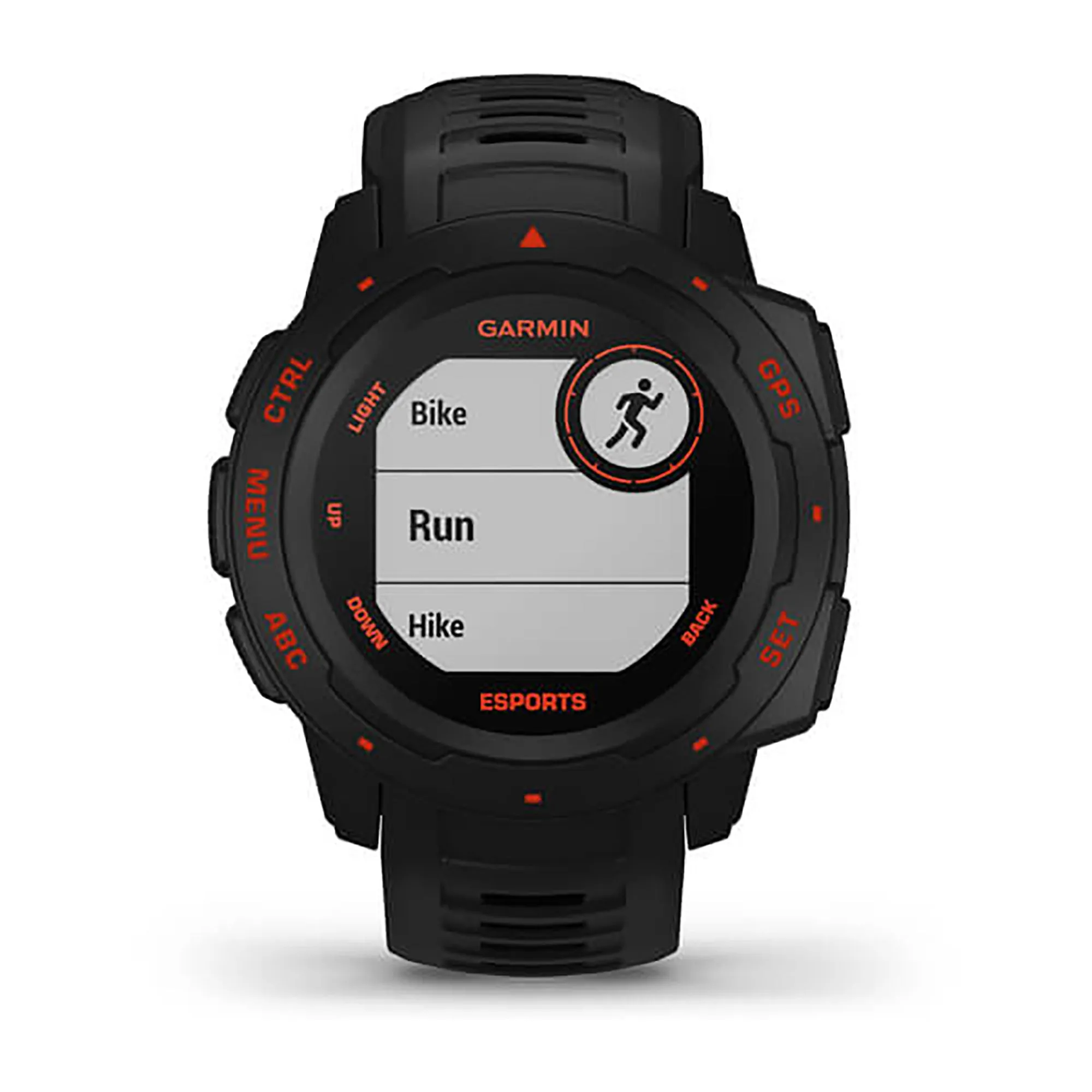 Garmin Instinct Esports Edition Silicone Black Strap Full Color Display Dial Watch - 010-02064-72