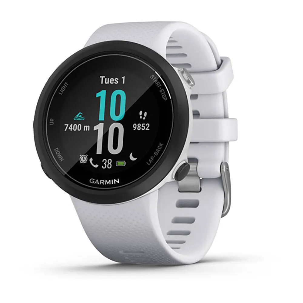 Garmin Swim 2 Whitestone Silicone Band Full Display Watch - 010-02247-11