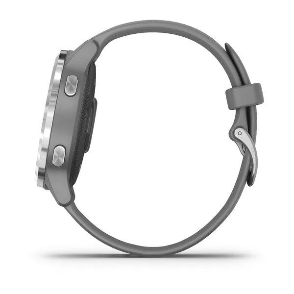 Garmin Vivoactive 4S Powder Gray Silicone Full Display Dial Smart Watch - 010-02172-04