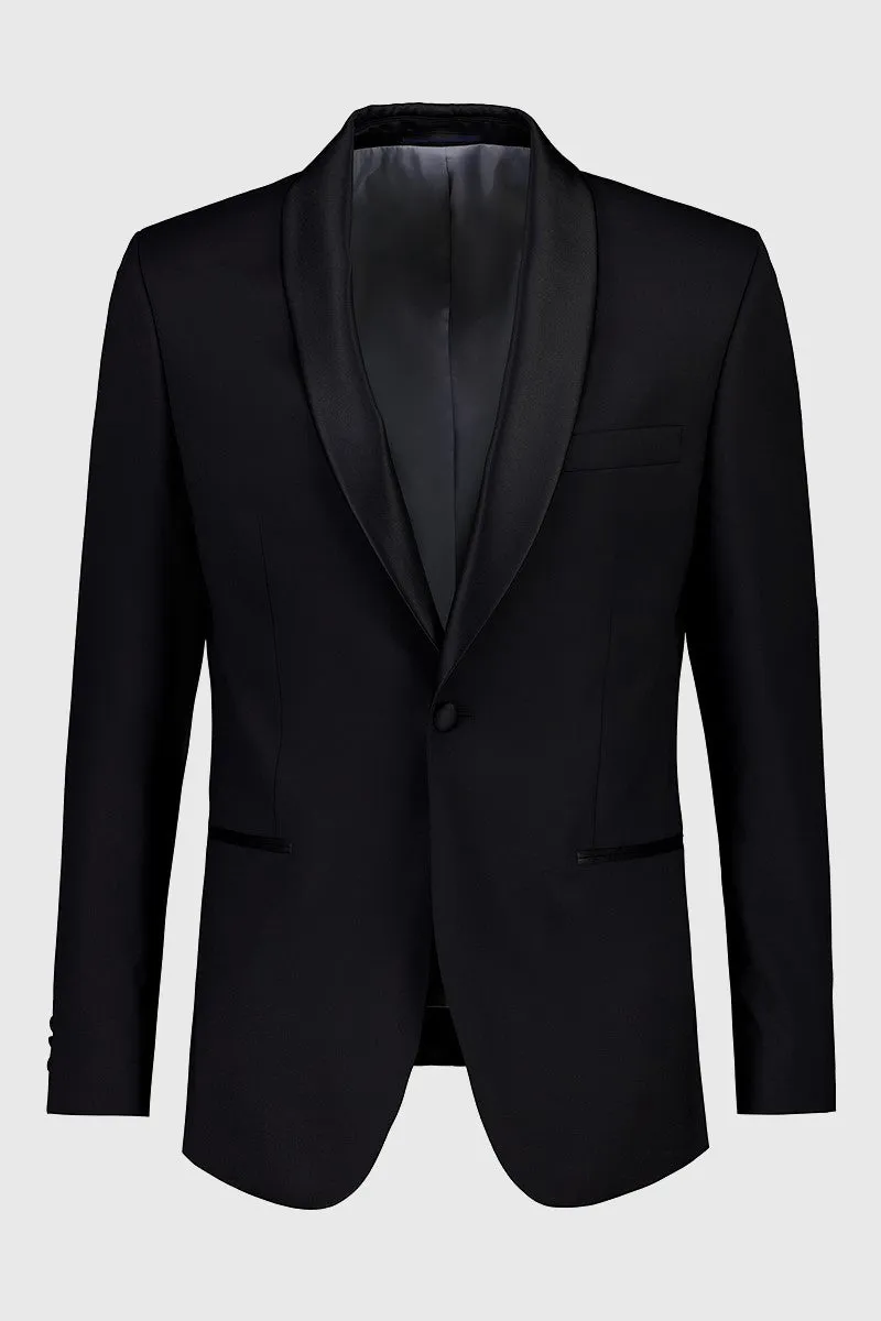 GIBSON F34087 BLACK ASTLEY TUX JACKET