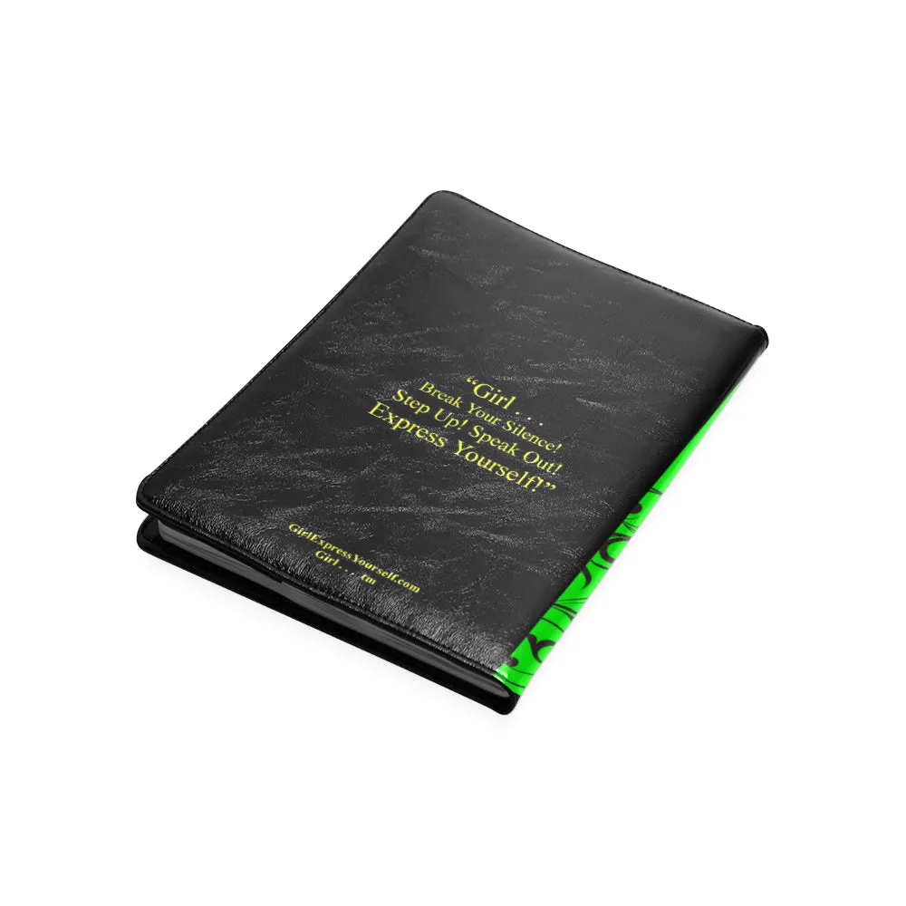 Girl Beauty and Brains Custom Notebook